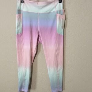Victoria’s  Secret sz 16 Pastel Watercolor Pastel Leggings